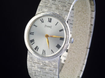 Piaget Dancer Ref. 924 A6 18K White Solid Gold Manual Wind Ladies Watch 1970s