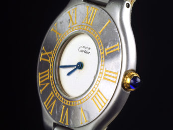 Cartier Must 21 Vantian Stainless Steel & Gold Plated Quartz Men’s Unisex Watch