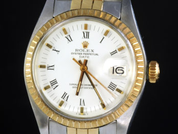 Rolex Oyster Perpetual Ref 1505 Steel & Gold Automatic Mens Jubilee  Watch 1979