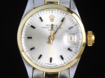 Rolex Oyster Perpetual Date Ref 6516  Steel & Solid Gold Aut. Ladies Watch 1966